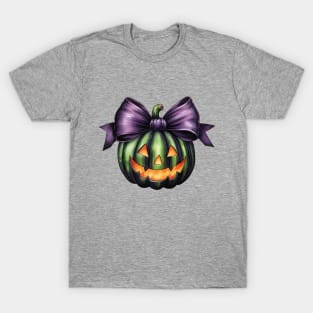 Smiling Halloween Pumpkin Face cute illustration T-Shirt